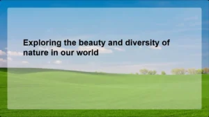 Modèle PowerPoint sur les thèmes des prairies