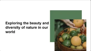 Modèle PowerPoint sur le thème du jardin