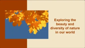 Maple Leaves Theme PowerPoint Template
