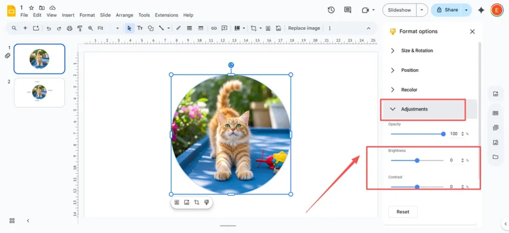 Cum se aplică efecte de imagine în Google Slides (un ghid simplu pas cu pas)