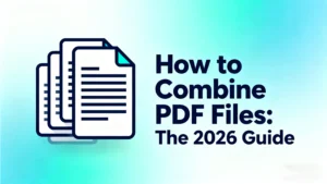 如何合并PDF文件：轻松合并PDF的简易方法（2026年指南）