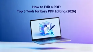 如何编辑PDF：轻松编辑PDF的五大顶级工具（2026年）